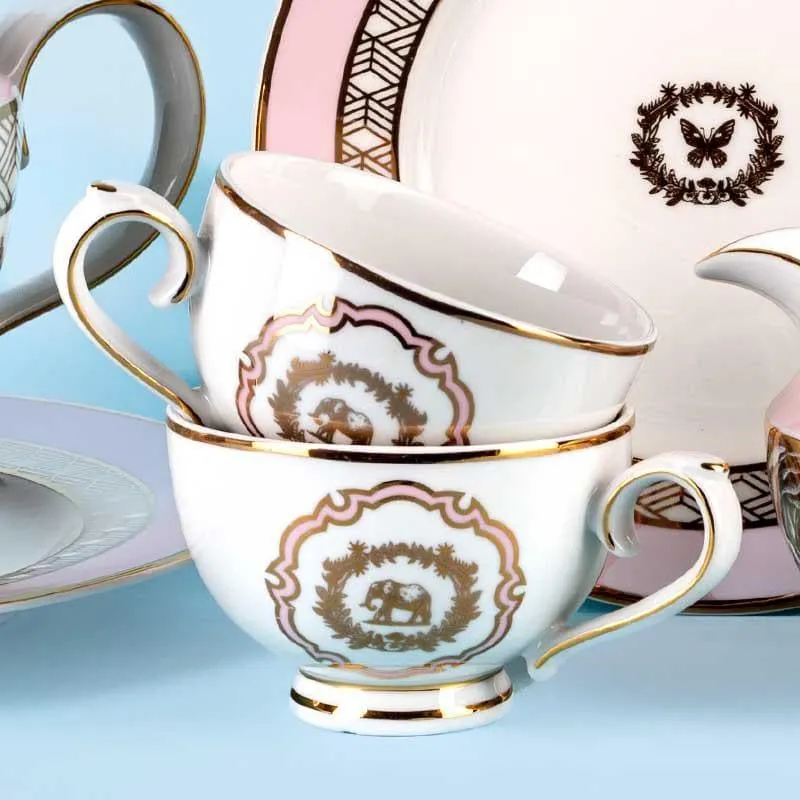 Rosette Tea Set With Snacks - 22 Piece Set media 4