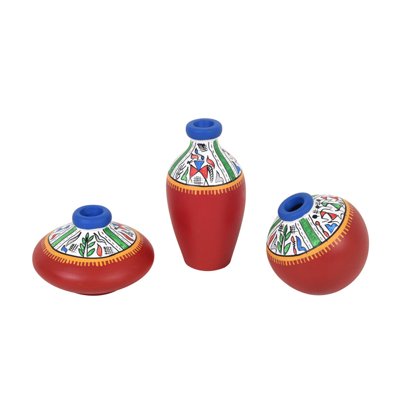 Terracotta Trot Vase - Set Of Three media 4