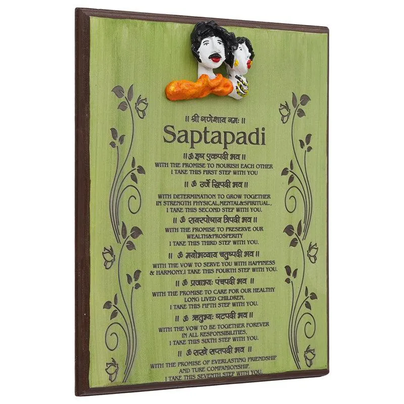 Bride Groom Ashirvad Wooden Wall Accent media 4