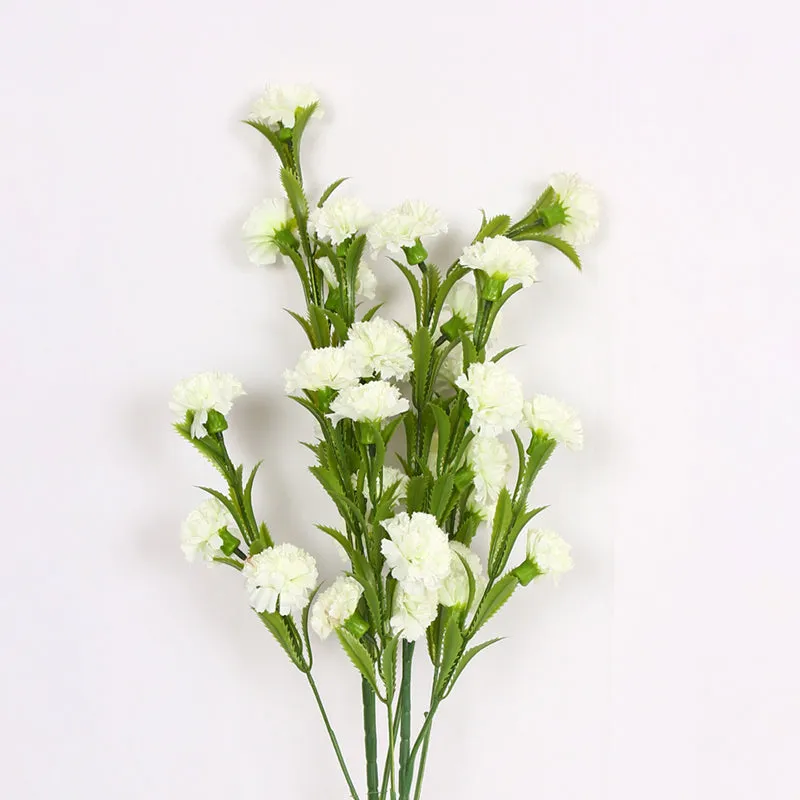 Everlin Artificial Chrysanthemum (White) - Set Of Two media 4