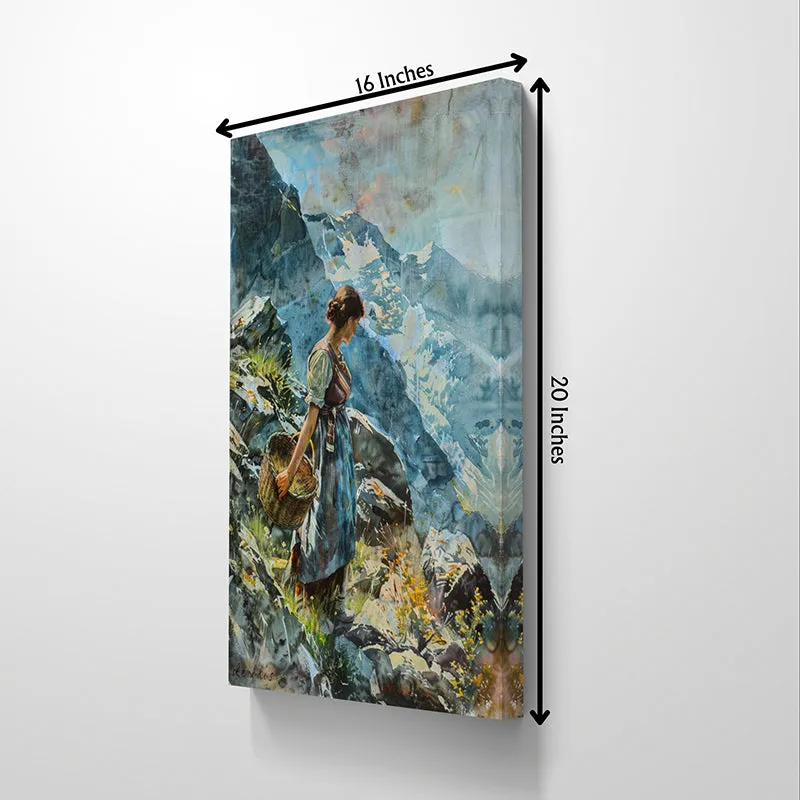 Mountain Wanderer Wall Painting media 5