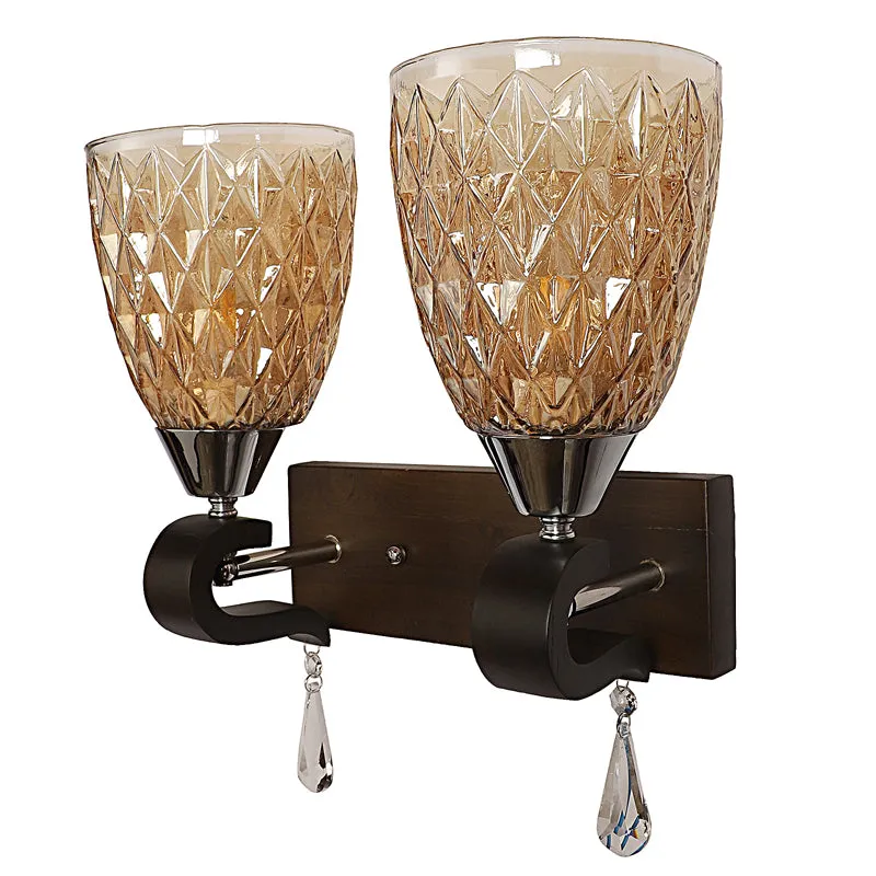 Maura Duo Wooden Wall Lamp media 8