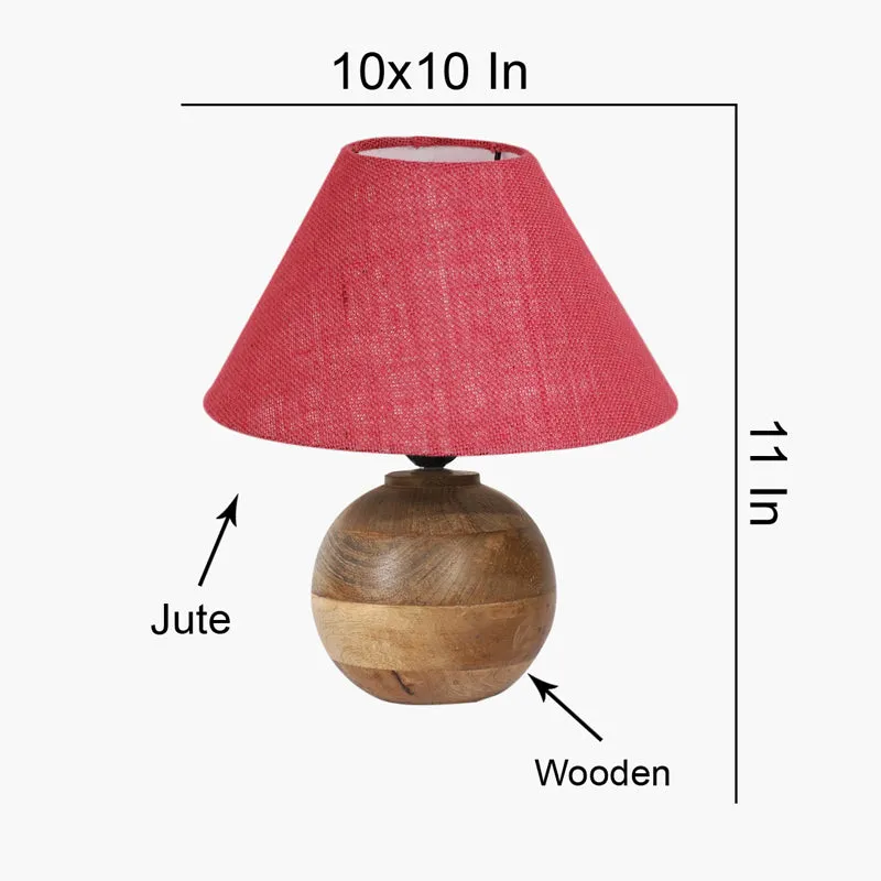 Sienna II Orb Jute Table Lamp - Pink,Brown media 7