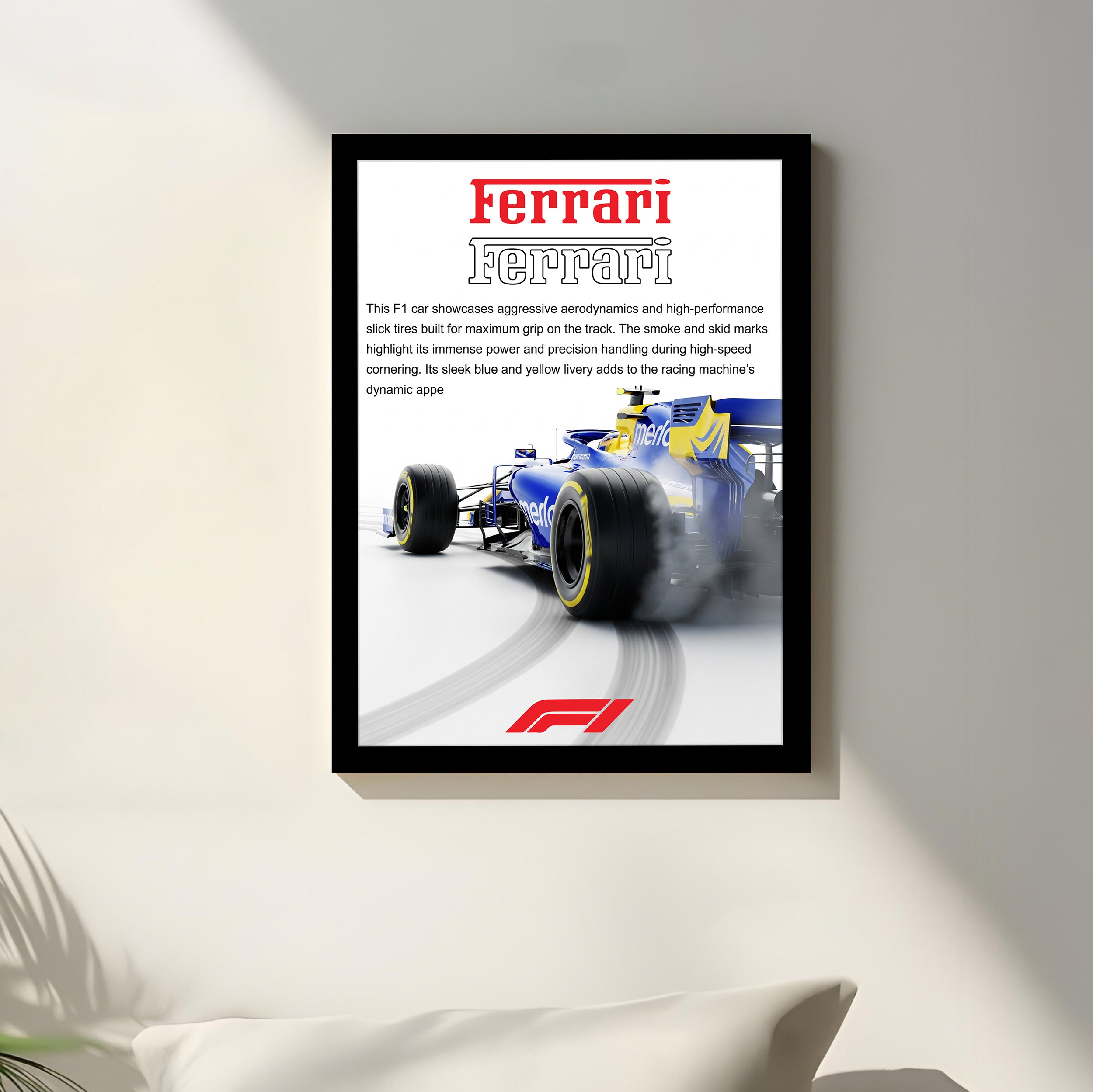 Ferrari on Track Wall Art & Painting