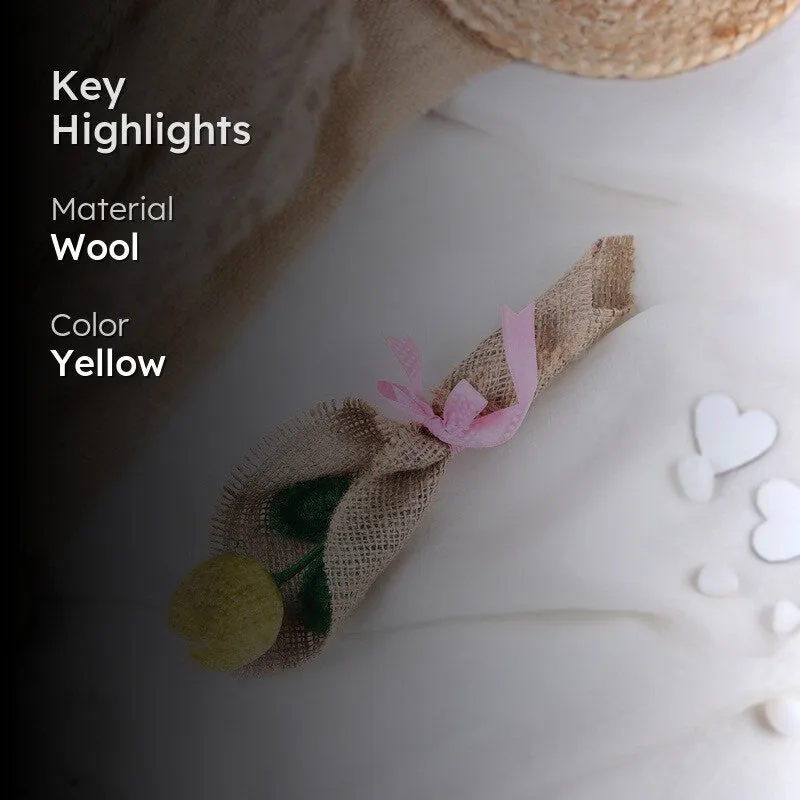 Crochet Handmade Tulip Bouquet - Yellow media 2