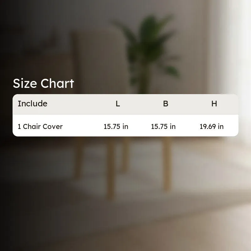 StyloCraze Fit Chair Cover - Beige media 7