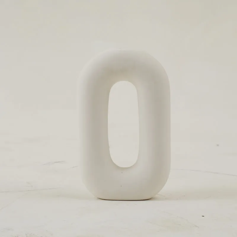 Oura Ceramic Donut Vase - Set Of Two media 3