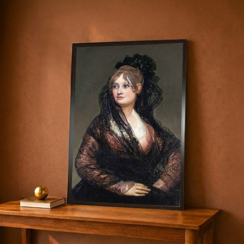 Dona Isabel De Porcel Canvas Wall Painting - 12 x 18 Inches