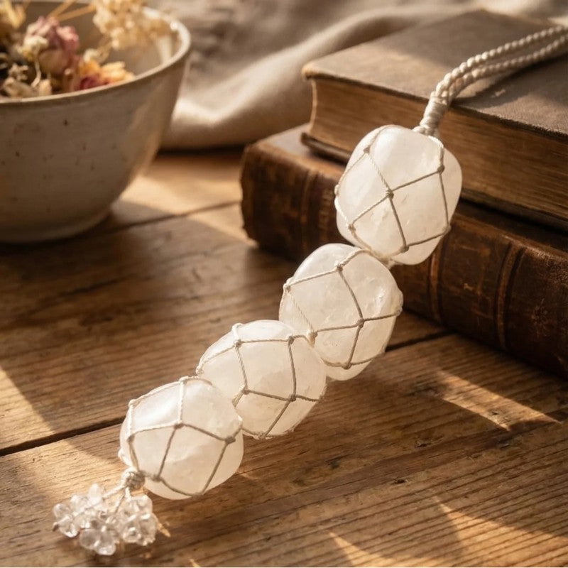 Zen Drive Spiritual Crystal Wall Accent - White media 4