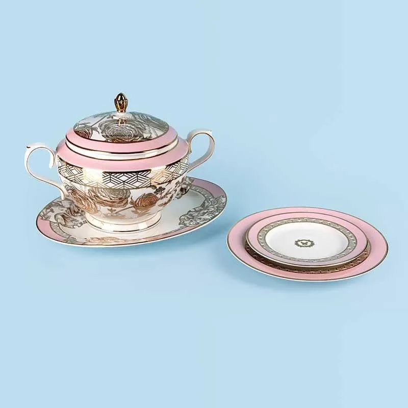 Rosette Dinner Set - 28 Piece Set media 7