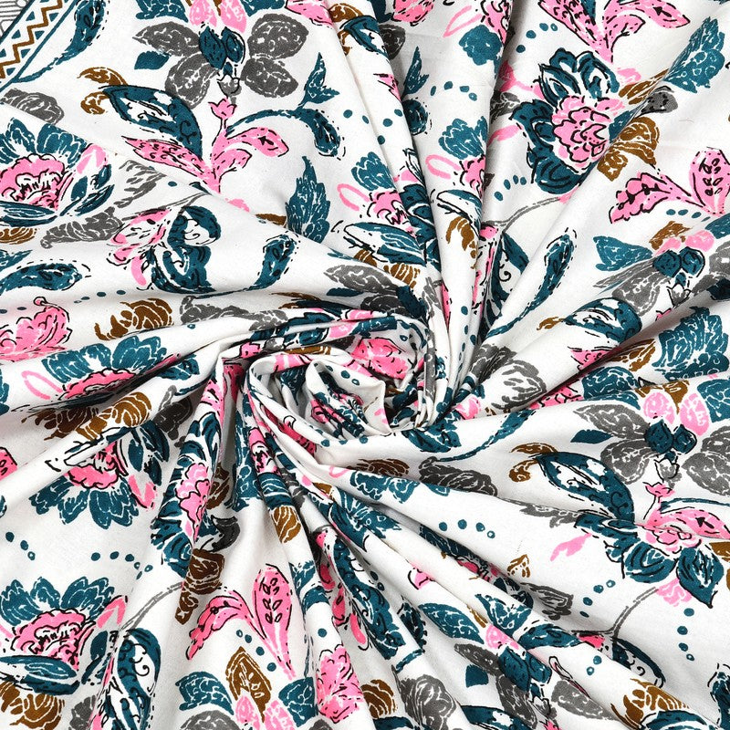 ModernNest Cotton Bedsheet (Pink) - 144 TC media 6
