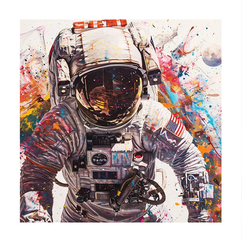Splash Of Space Canvas Wall Art media 3