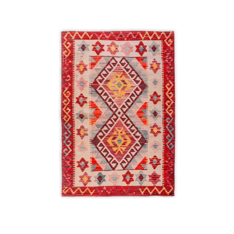Pattern Play Cotton Hand Woven Cotton Rug