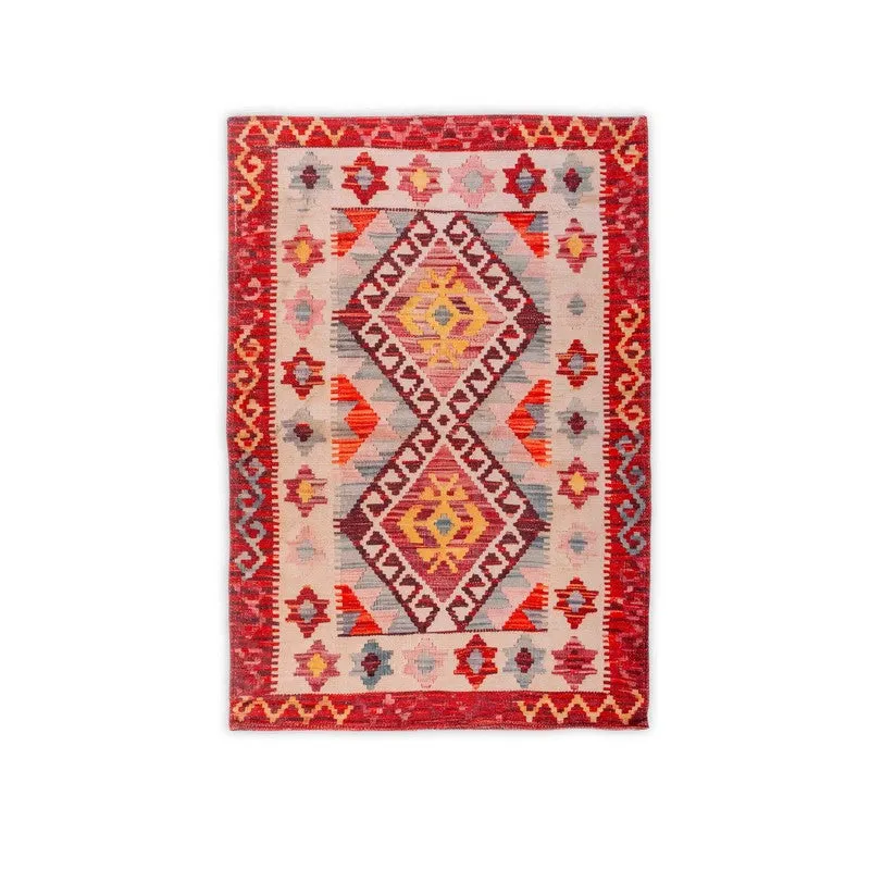 Pattern Play Cotton Hand Woven Cotton Rug media 1
