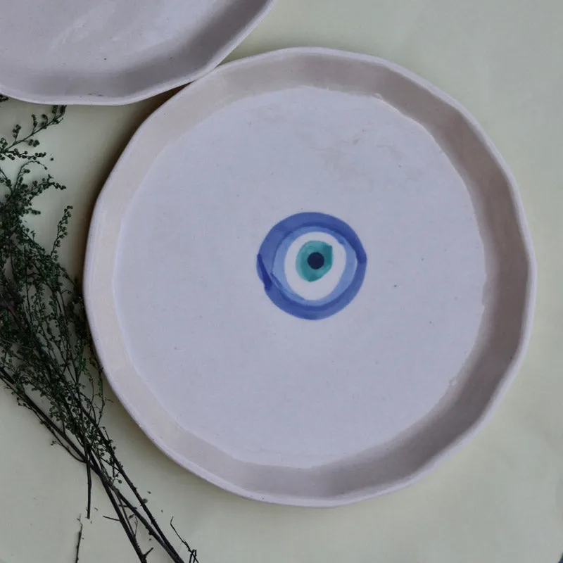 Evil Eye Cup & Snack Plate - Two Piece Set media 3
