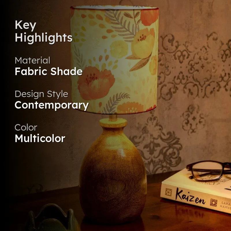 Flora Brendon Fabric Table Lamp - Multicolor media 2