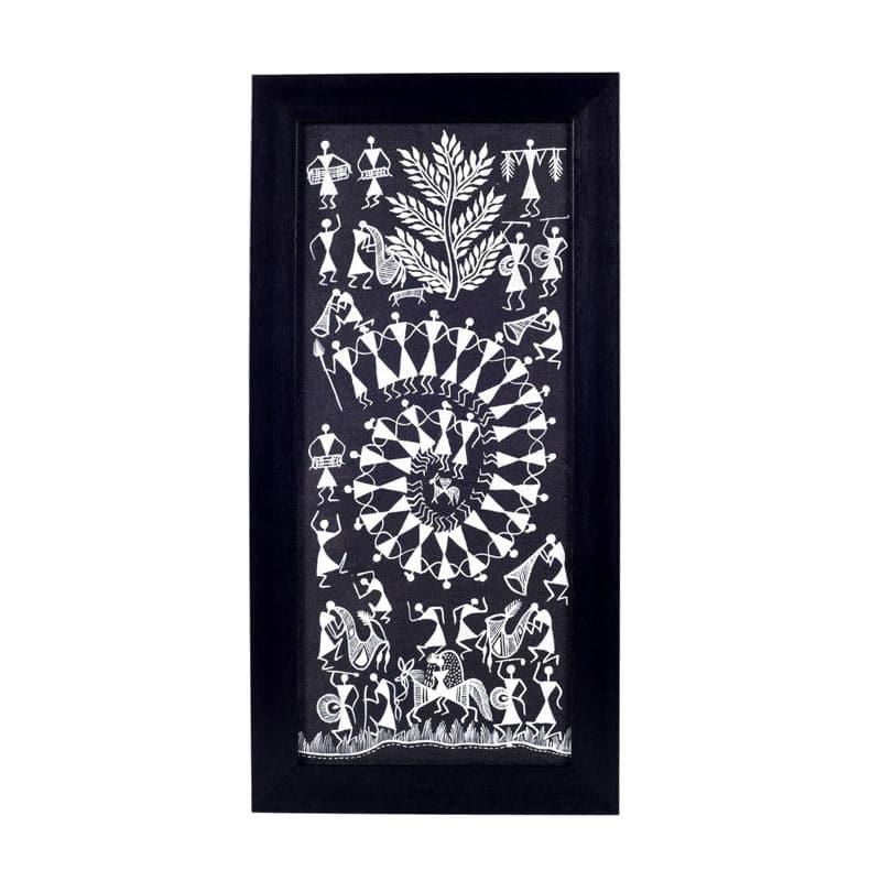Warli Rythm Wall Art - Set Of Two media 4