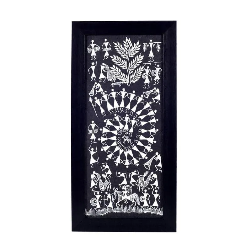 Warli Rythm Wall Art - Set Of Two media 4