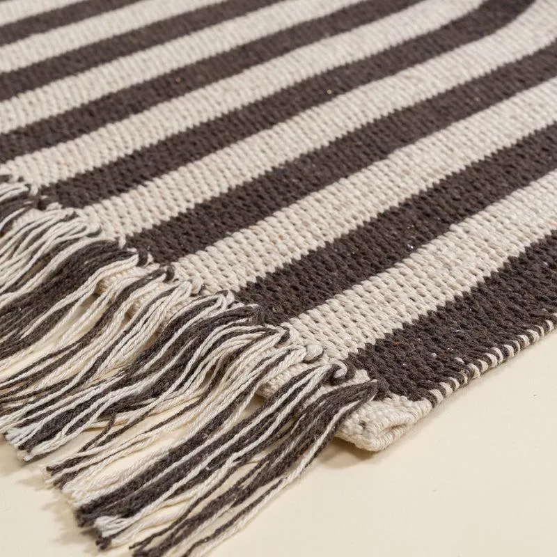 Carmen Hand Woven Rectangle Cotton Rug media 5