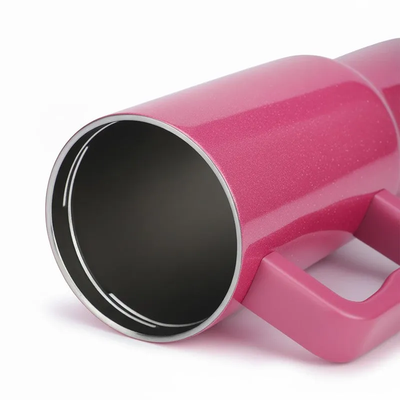 Iridescent Stainless Steel Tumbler (1200 ML) - Dark Pink media 6