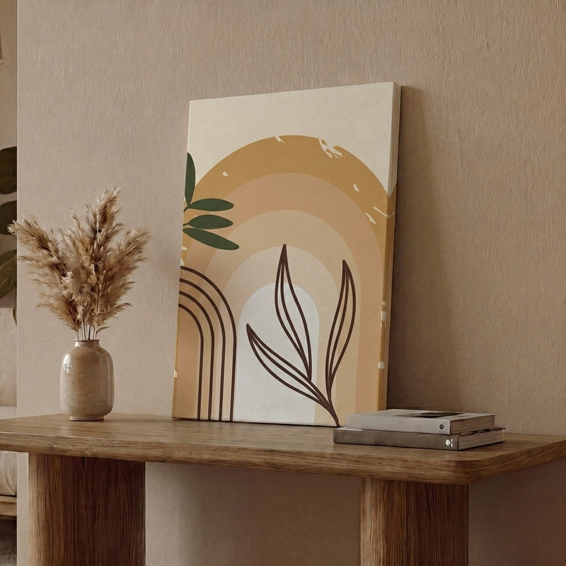 Soul of Soft Tones Cotton Canvas Wall Painting