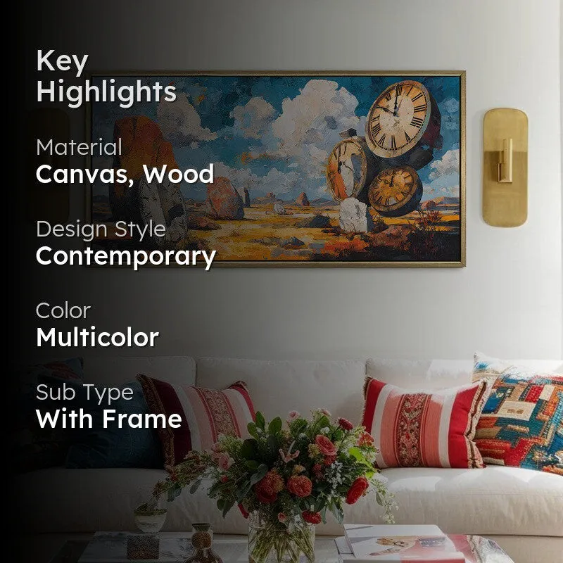 Eternal Pause Canvas Wall Painting With Frame media 2