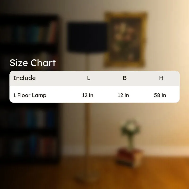 Twilight Wooden Floor Lamp - Black media 8