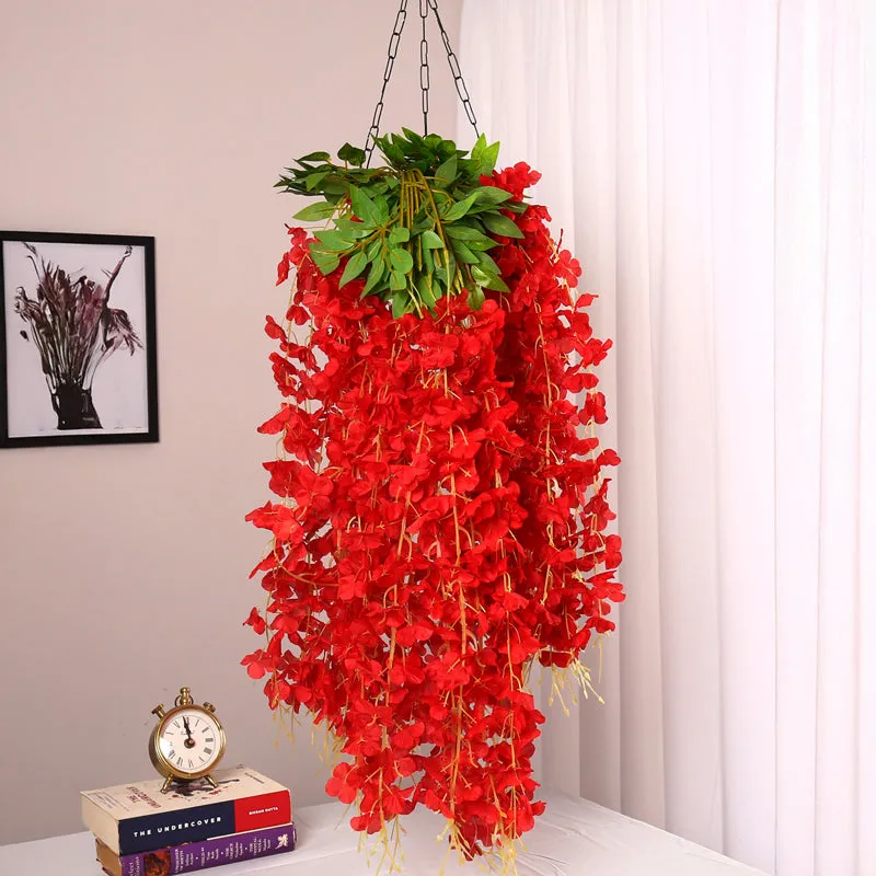 Perenna Artificial Orchid Bunch - Red media 1