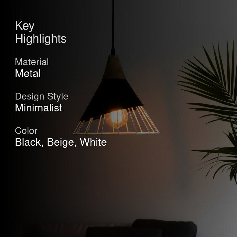 Obscura Metal Ceiling Lamp - Black media 2
