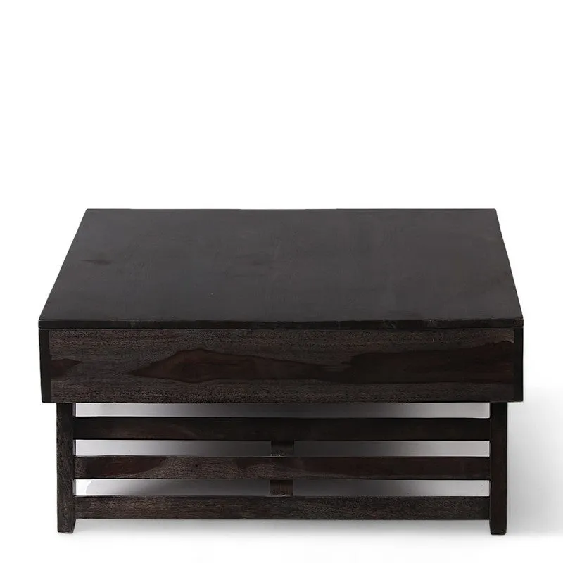 Servon Sheesham Wooden Center Table - Taupe media 4