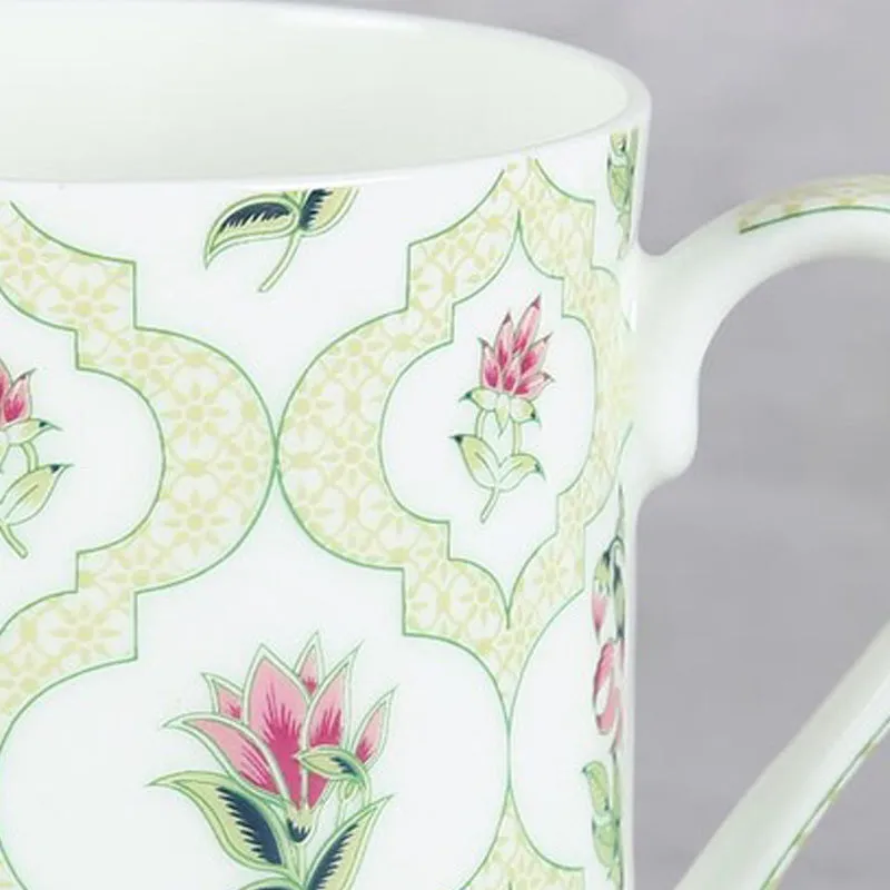 India Circus Circus Petal Bone China Coffee Mug (300 mL Each) - Set Of Two media 4
