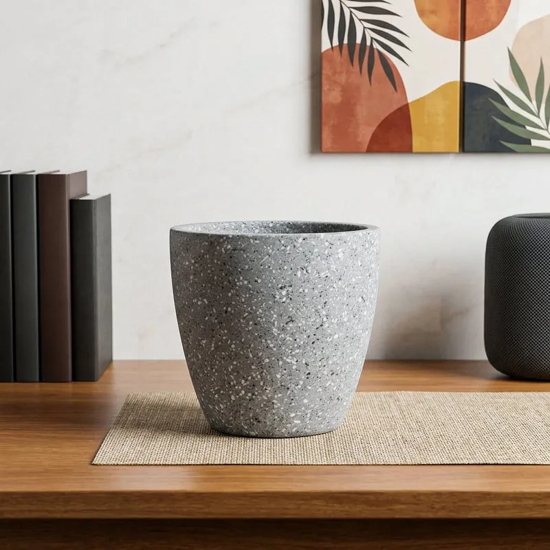 Scarlett Textured Planter - Grey media 1