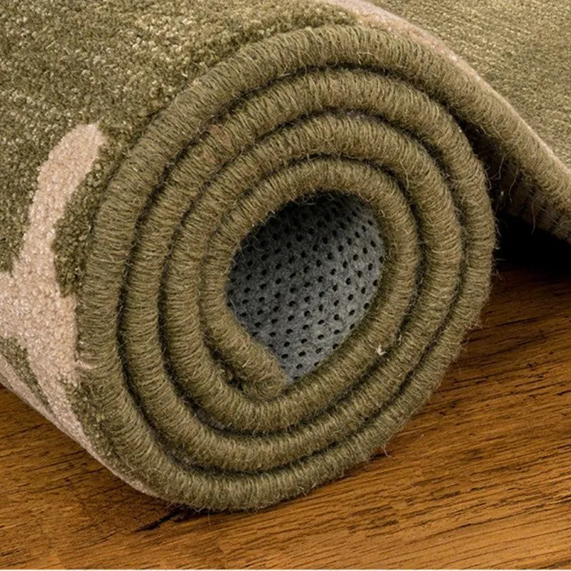 Anchors Hand Tufted Aweigh Kids Wool & Nylon Carpet - Green media 7