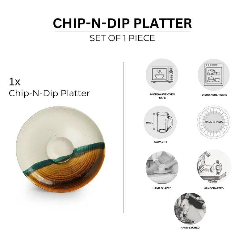 Zevo Ceramic Chip & Dip Platter media 6