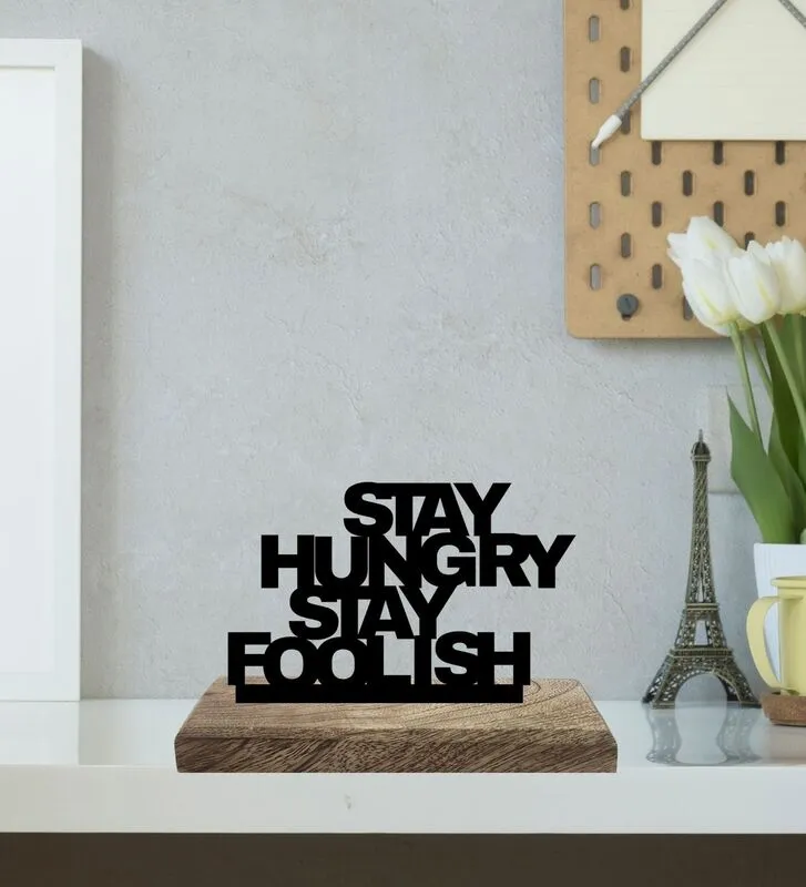 Hungry Minds Smart Tactics Typography Showpiece - Set Of Two media 4