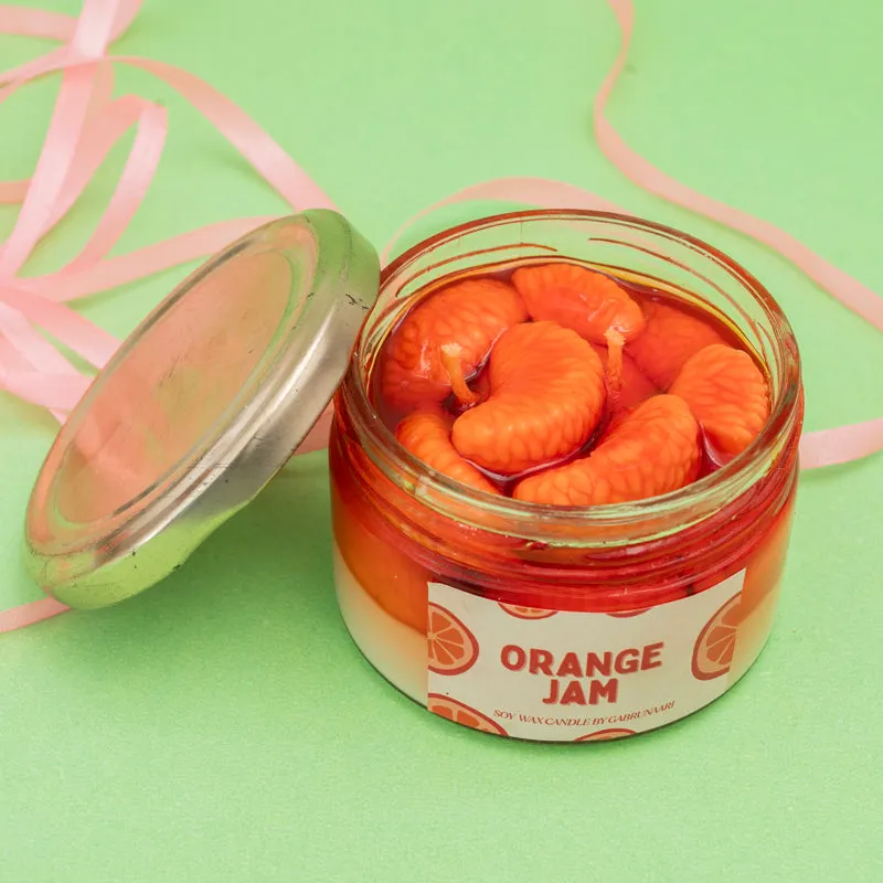 Orange Marmalade Scented Candle - Orange media 5