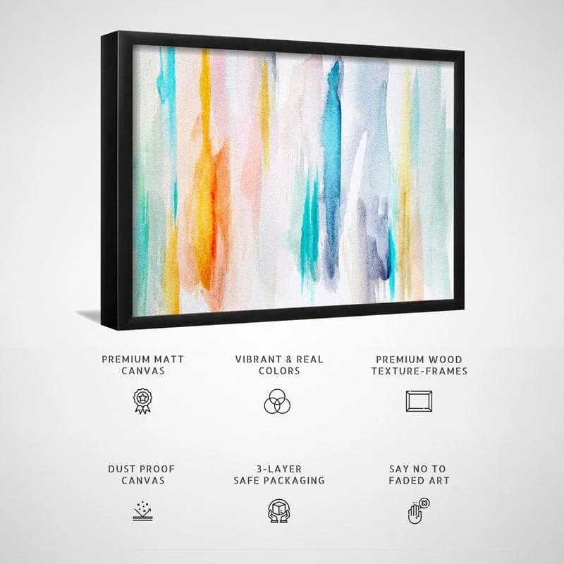 Here And Now Canvas Wall Painting - Black Frame media 5
