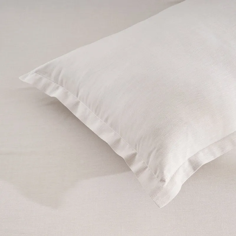 Lunar Weaves Bed Sheet - Feather Bamboo Cotton Bedsheet - 130 GSM media 4
