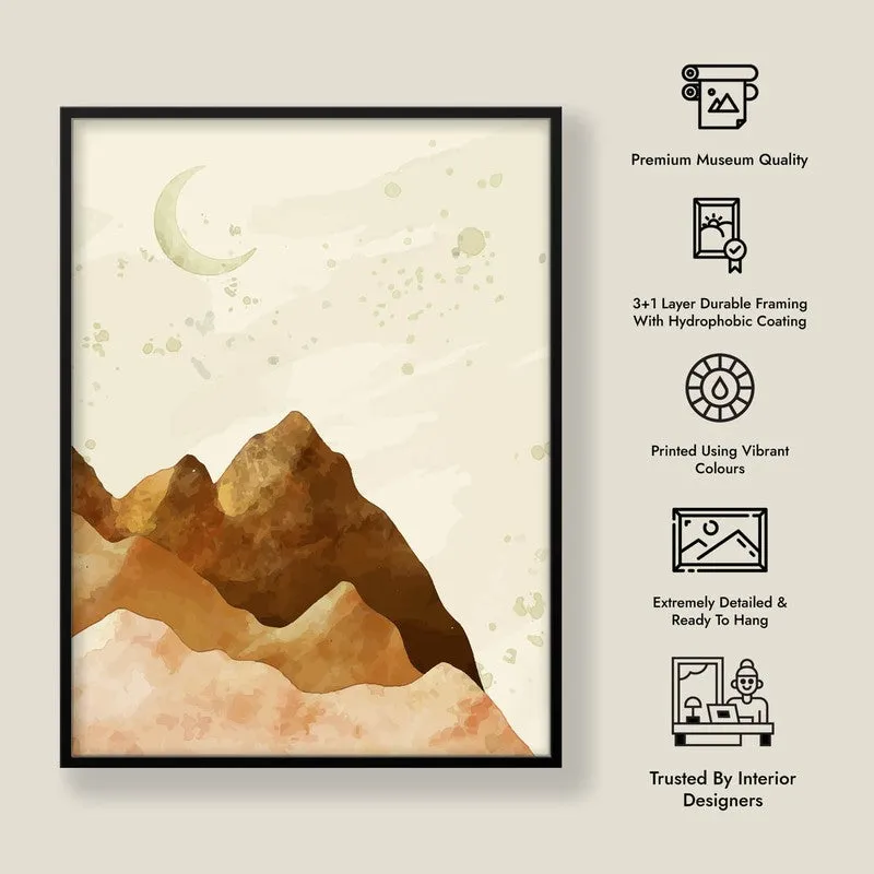 Dune Peaks Archival Paper Wall Art With Frame media 8
