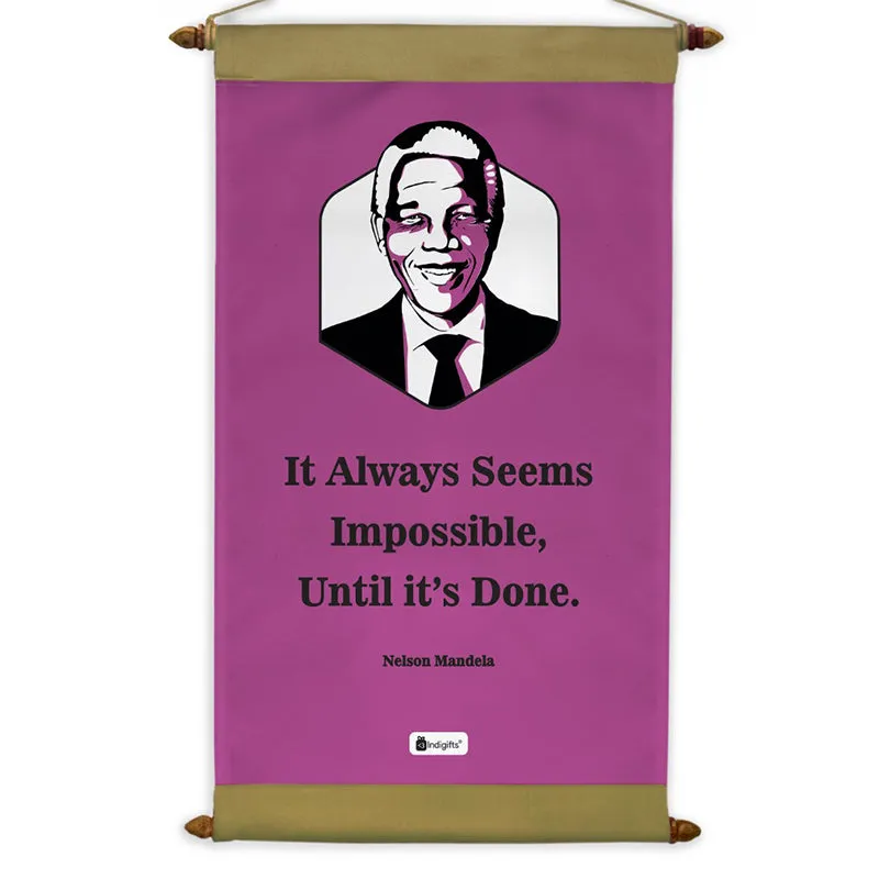 Nelson Mandela Motivational Canvas Wall Accent media 4