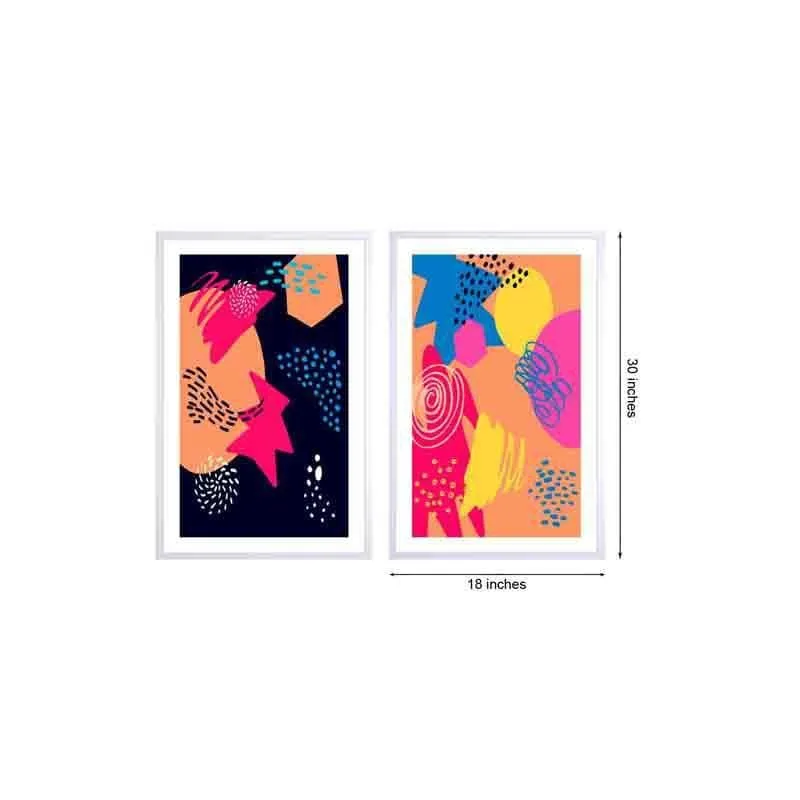 Madness Poly Canvas Wall Art - Set Of Two media 6