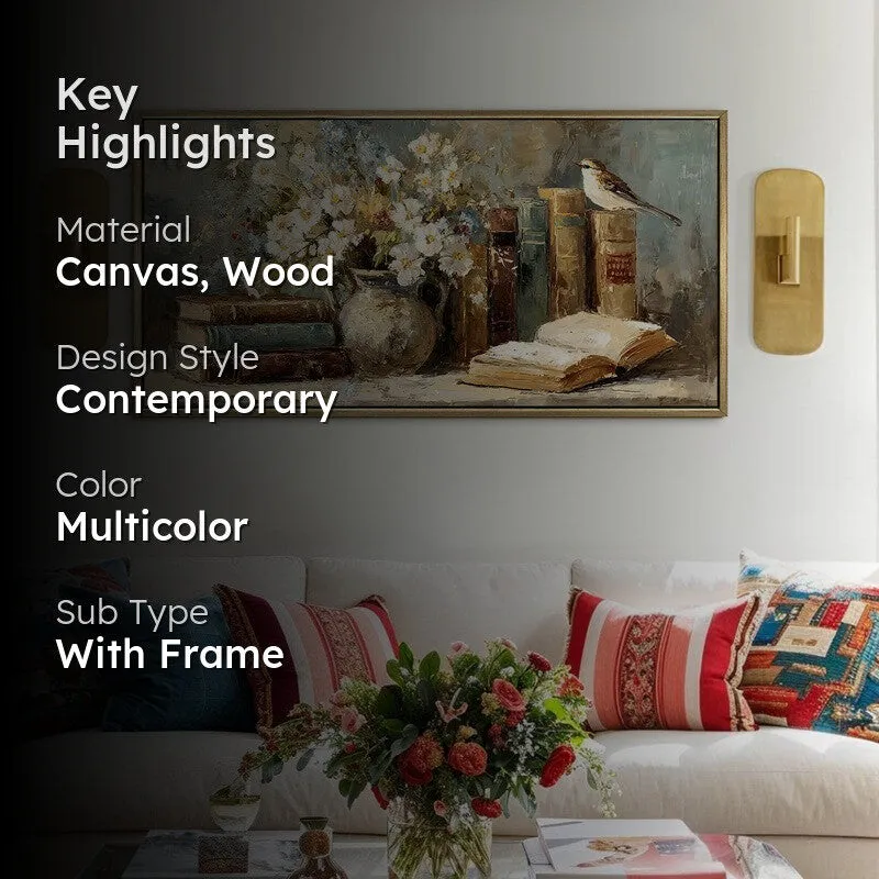 Oldworld Canvas Wall Painting With Frame media 2
