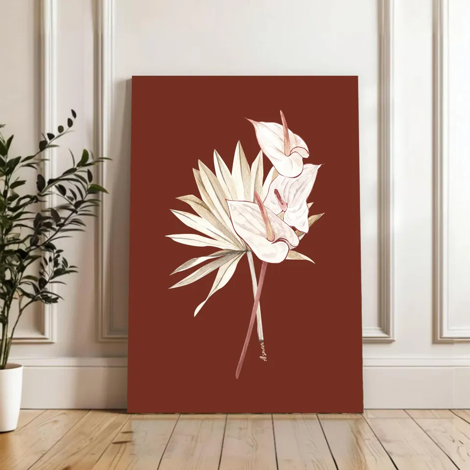 Elegant Botanical Sketch Wall Art media 4