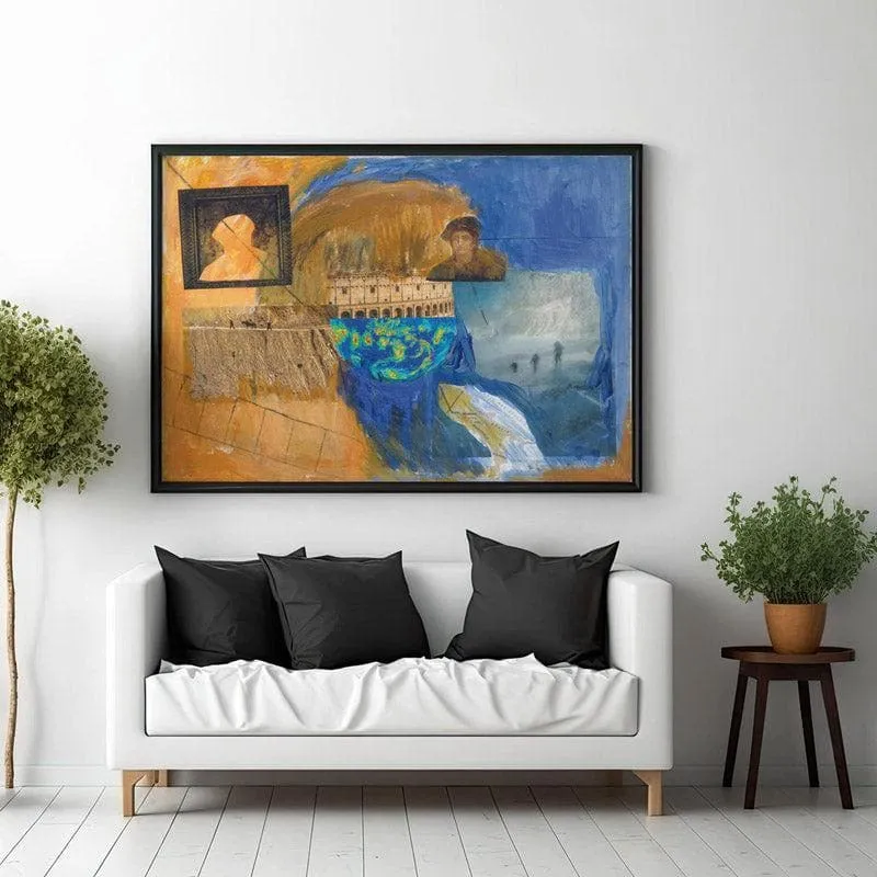 Fall Of Empire Canvas Wall Painting - Black Frame media 3