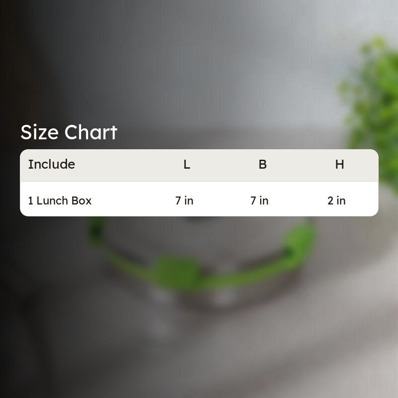 Clip Lock Lunch Box (875 mL) - Green media 8