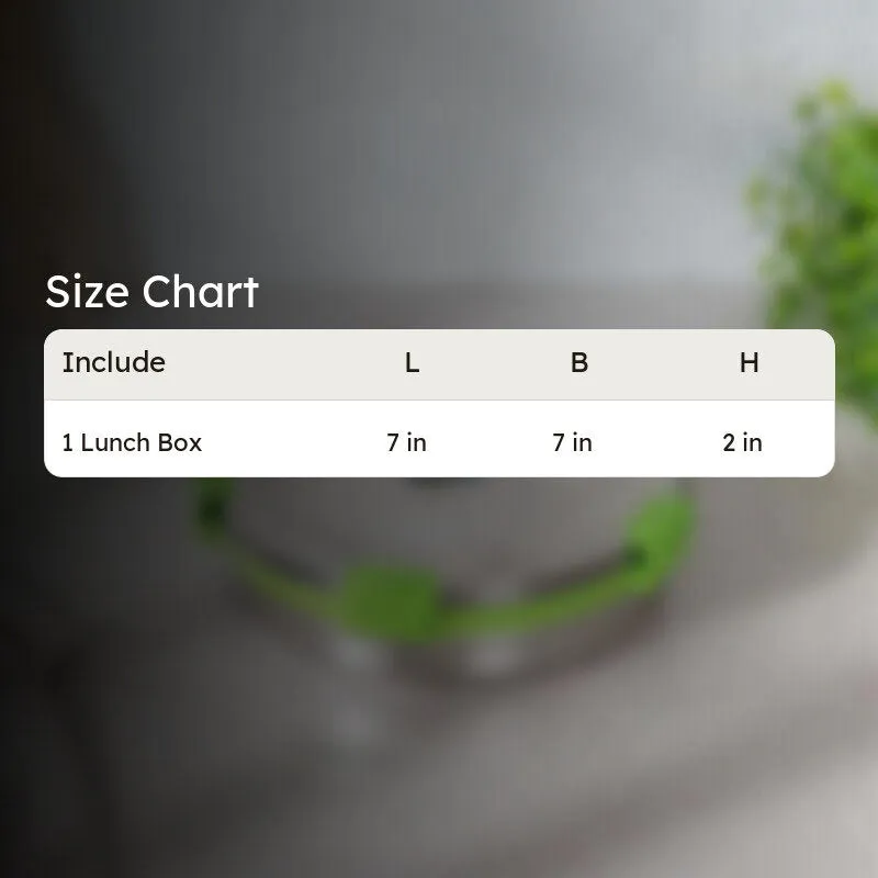 Clip Lock Lunch Box (875 mL) - Green media 8