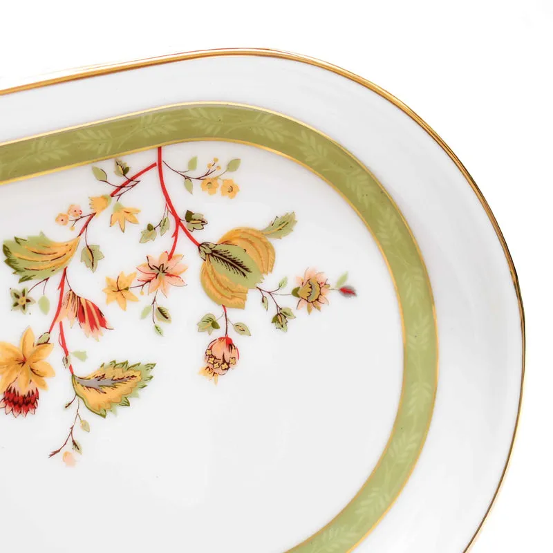 Painted Bloom Oval Porcelain Platter media 3