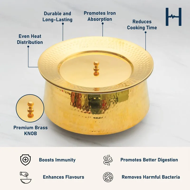 Brinelle Durable Brass Handi - 1200 mL media 10