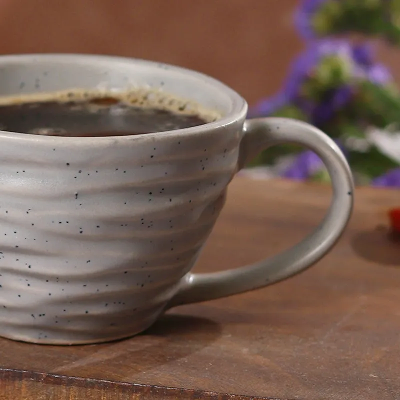 Alessia Ceramic Tea Cup (230 mL)/Grey) media 6