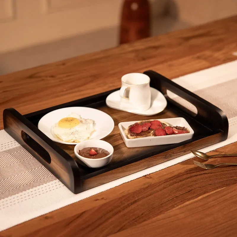 Rustic Nest Multipurpose Tray - Set Of Two media 5